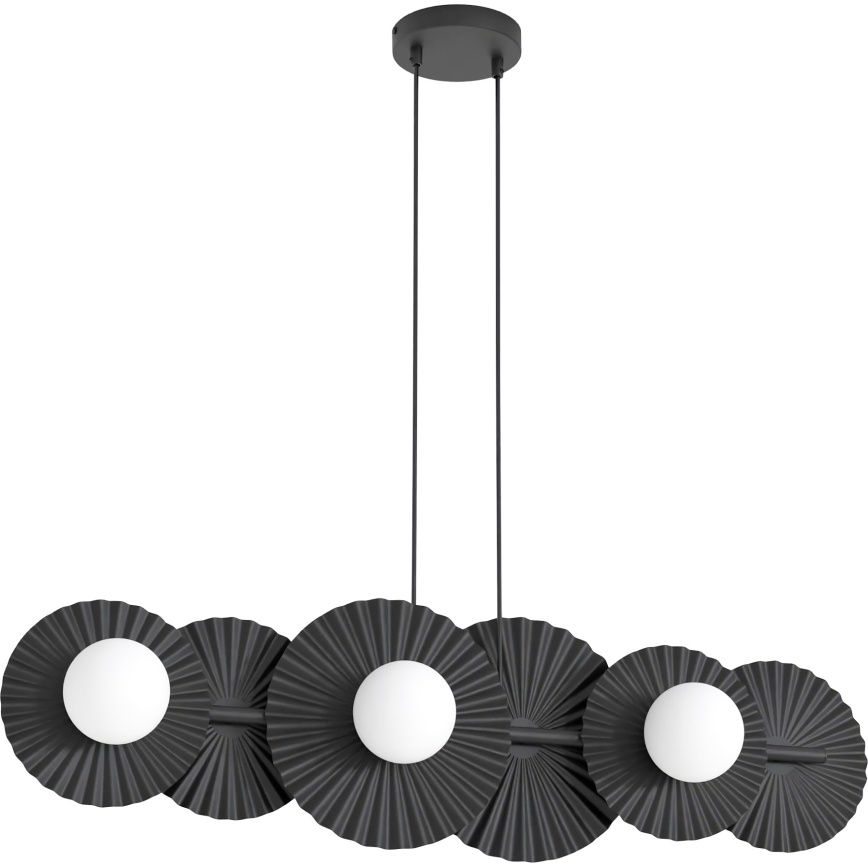 Lampadario a sospensione UMBRA 6xG9/8W/230V nero