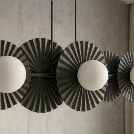 Lampadario a sospensione UMBRA 6xG9/8W/230V nero
