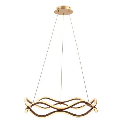 Lampadario a sospensione VAVE LED/28W/230V oro rosa