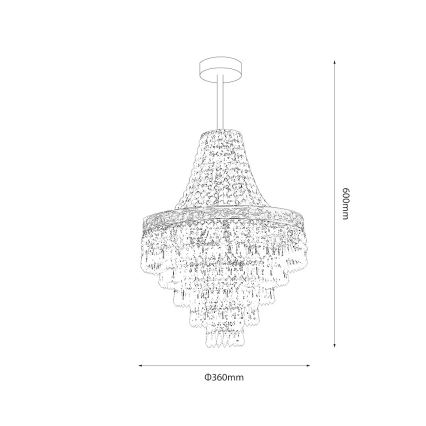 Lampadario a stelo CORAL 3xE14/40W/230V