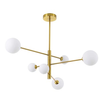 Lampadario a stelo DORADO 6xG9/40W/230V, finitura dorata