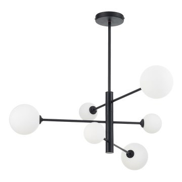 Lampadario a stelo DORADO 6xG9/40W/230V nero