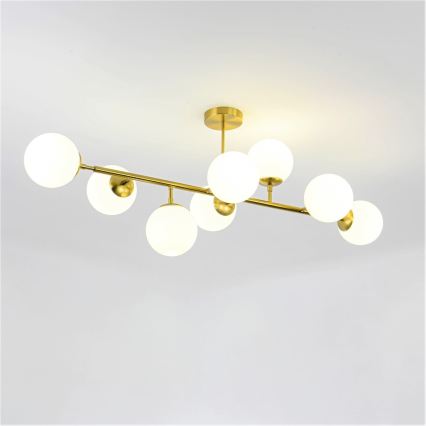 Lampadario a stelo DORADO 8xE14/40W/230V dorato