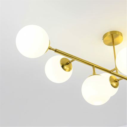 Lampadario a stelo DORADO 8xE14/40W/230V dorato