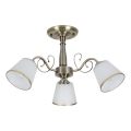 Lampadario a stelo LOSANNA 3xE14/40W/230V in ottone