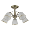 Lampadario a stelo LOSANNA 5xE14/40W/230V in ottone