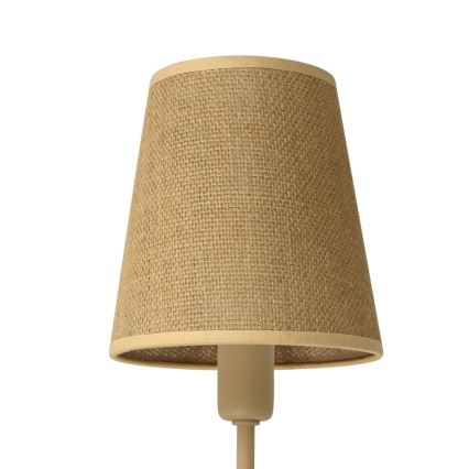 Lampadario a stelo MADELA 5xE14/40W/230V iuta/beige