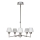 Lampadario a stelo TOGO 5xG9/40W/230V cromo opaco/bianco