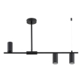 Lampadario a stelo URANOS 3xGU10/10W/230V nero