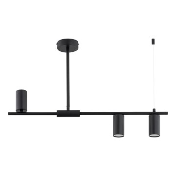 Lampadario a stelo URANOS 3xGU10/10W/230V nero