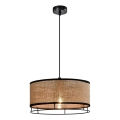 Lampadario ARDI 1xE27/40W/230V marrone/nero