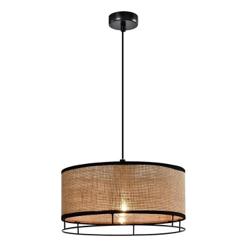 Lampadario ARDI 1xE27/40W/230V marrone/nero