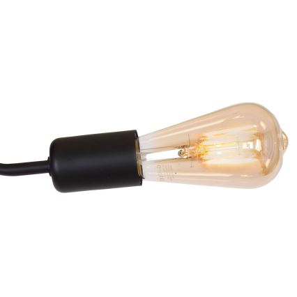 Lampadario BRENDA 3xE27/60W/230V nero