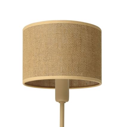 Lampadario con asta MADELA 5xE14/40W/230V iuta/beige