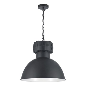 Lampadario con catena BJORN 1xE27/60W/230V nero