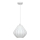 Lampadario con cavo CARSON 1xE27/40W/230V bianco