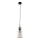 Lampadario con cavo SOPHIA 1xE14/10W/230V nero/verde/beige fumé