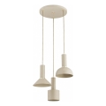Lampadario con cavo VANTI 3xE27/15W/230V beige