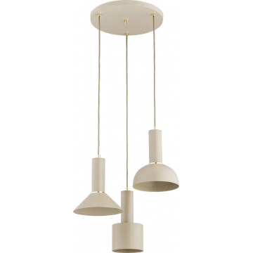 Lampadario con cavo VANTI 3xE27/15W/230V beige
