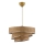 Lampadario COUPER 1xE27/60W/230V marrone/cromo lucido