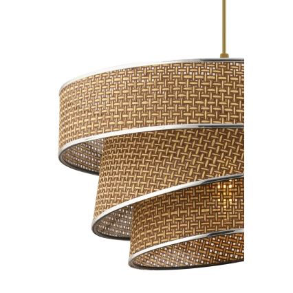 Lampadario COUPER 1xE27/60W/230V marrone/cromo lucido