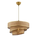 Lampadario COUPER 1xE27/60W/230V marrone/oro