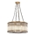 Lampadario CRYSTALLINE 8xE27/40W/230V bronzo
