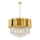 Lampadario CRYSTALLINE 8xE27/40W/230V oro