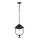 Lampadario da esterno a sospensione con catena 1xE27/60W/230V IP44 nero