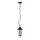 Lampadario da esterno a sospensione con catena ARRAIA 1xE27/15W/230V IP44 patina di bronzo