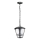 Lampadario da esterno a sospensione con catena TEVIO 1xE27/60W/230V IP54 nero
