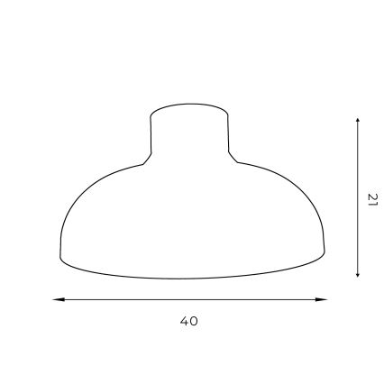 Lampadario da incasso BASCA 1xE27/60W/230V