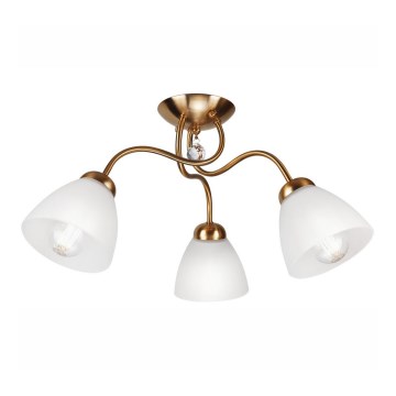 Lampadario da parete MIRANDA 3xE27/60W/230V oro