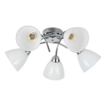Lampadario da soffitto CLARA 5xE27/15W/230V cromato lucido