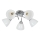 Lampadario da soffitto CLARA 5xE27/15W/230V cromato lucido