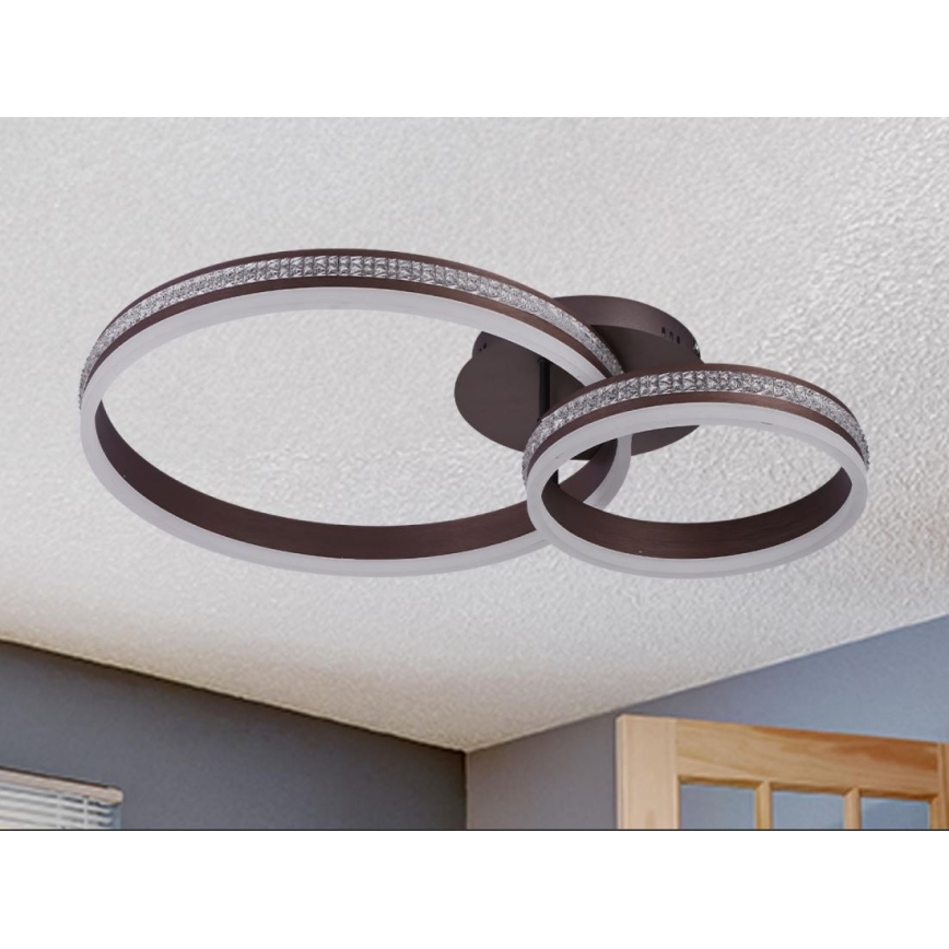 Lampadario da soffitto dimmerabile LED/110W/230V 3000-6500K + telecomando