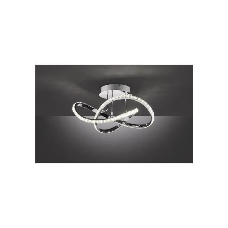 Lampadario da soffitto dimmerabile LED ABRO LED/26W/230V cromo lucido