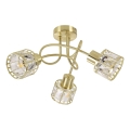 Lampadario da soffitto ZAHARA 3xE27/10W/230V dorato