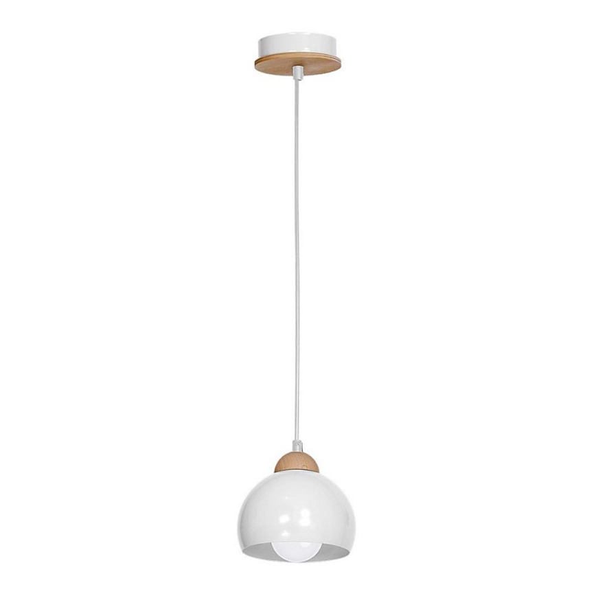 Lampadario DAMA 1xE27/60W/230V bianco