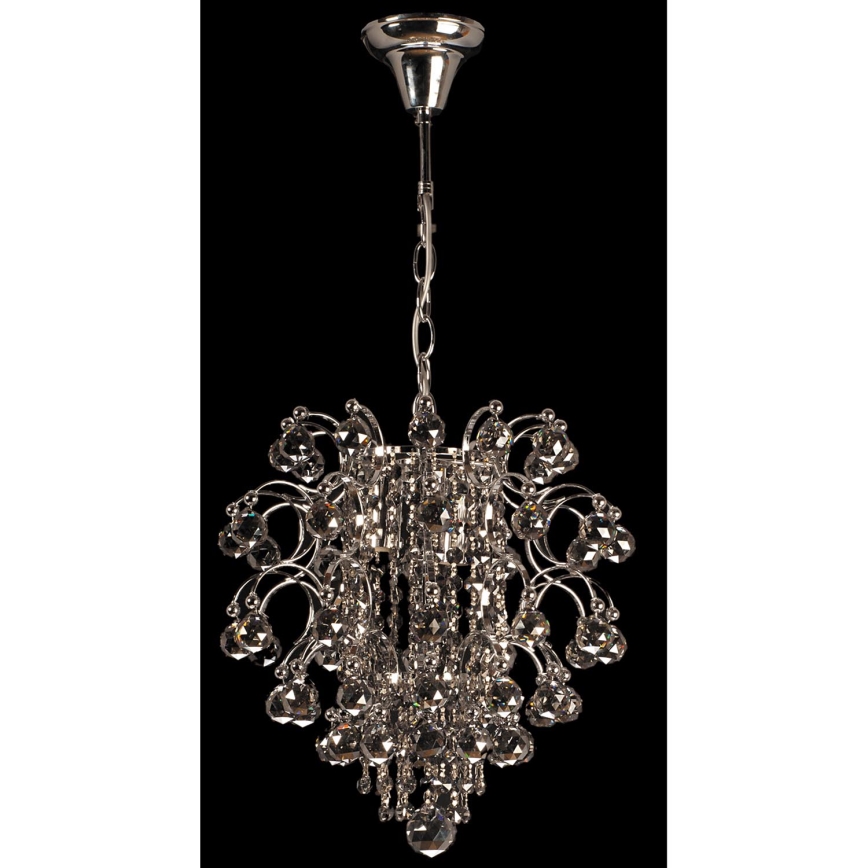 Lampadario di cristallo 3xE14/10W W-11904-3 CR+SM