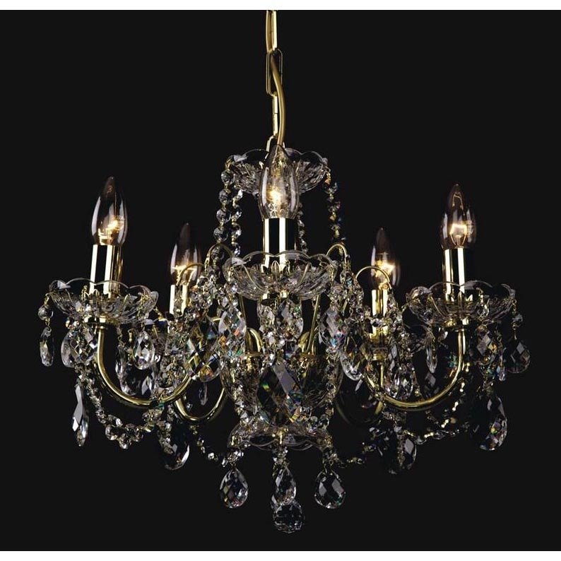 5xe14 Cristallo Di 230v Lampadario 40w bY6fy7g