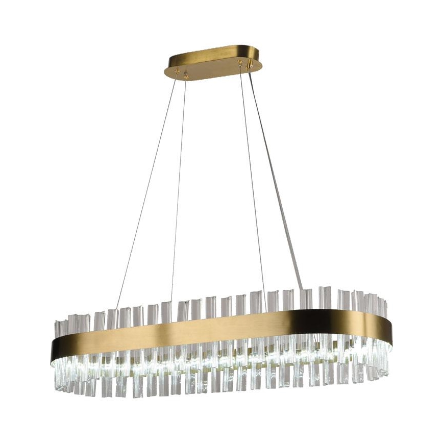 Lampadario di cristallo a LED dimmerabile su una stringa LED/45W/230V + telecomando