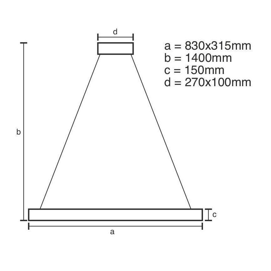 Lampadario di cristallo a LED dimmerabile su una stringa LED/45W/230V + telecomando