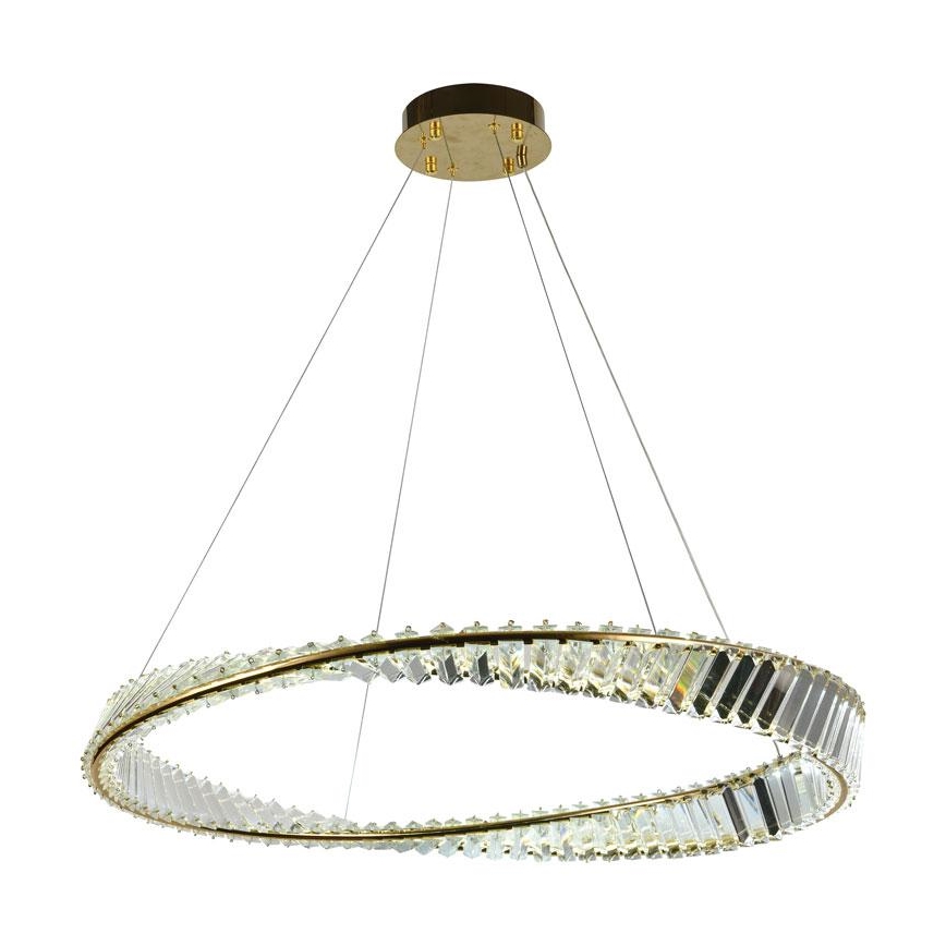 Lampadario di cristallo a LED dimmerabile su una stringa LED/50W/230V + telecomando