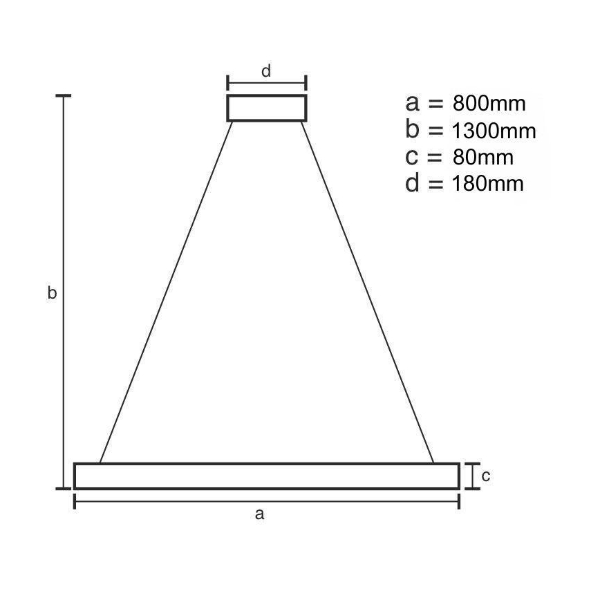 Lampadario di cristallo a LED dimmerabile su una stringa LED/50W/230V + telecomando