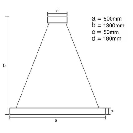 Lampadario di cristallo a LED dimmerabile su una stringa LED/50W/230V + telecomando