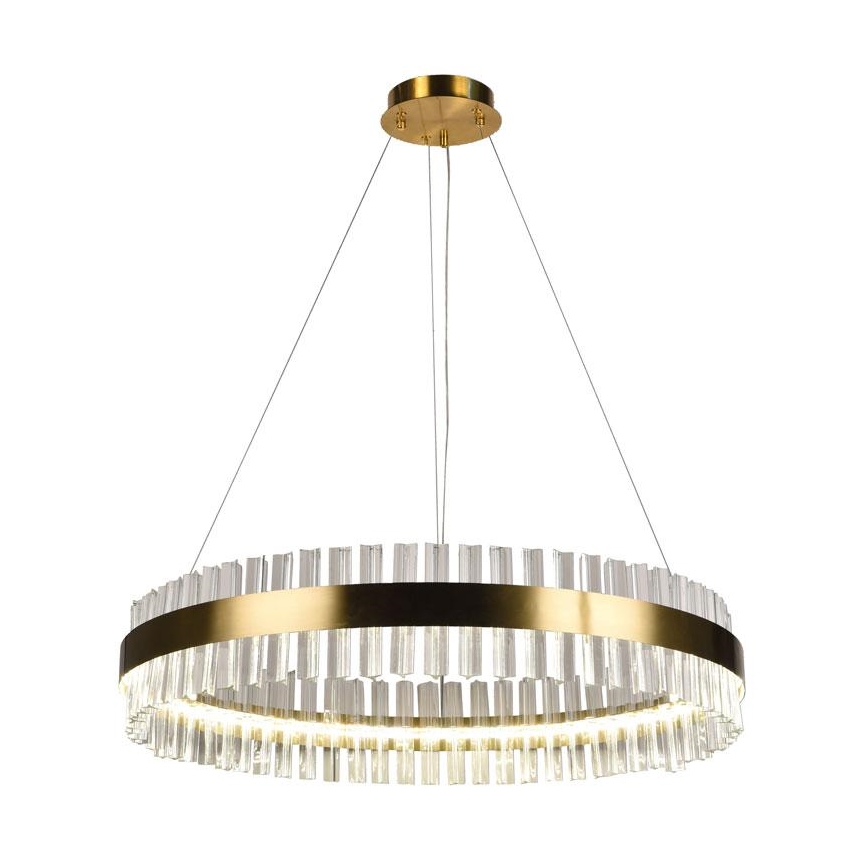 Lampadario di cristallo a LED dimmerabile su una stringa LED/55W/230V + telecomando