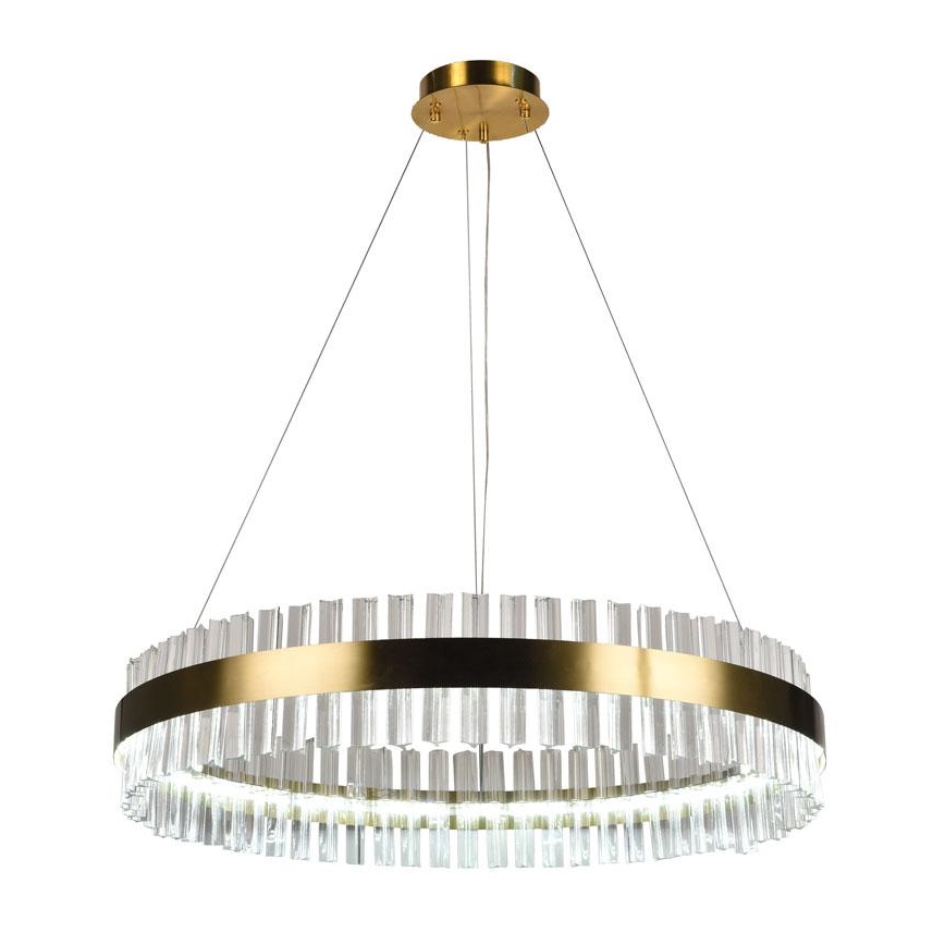 Lampadario di cristallo a LED dimmerabile su una stringa LED/55W/230V + telecomando