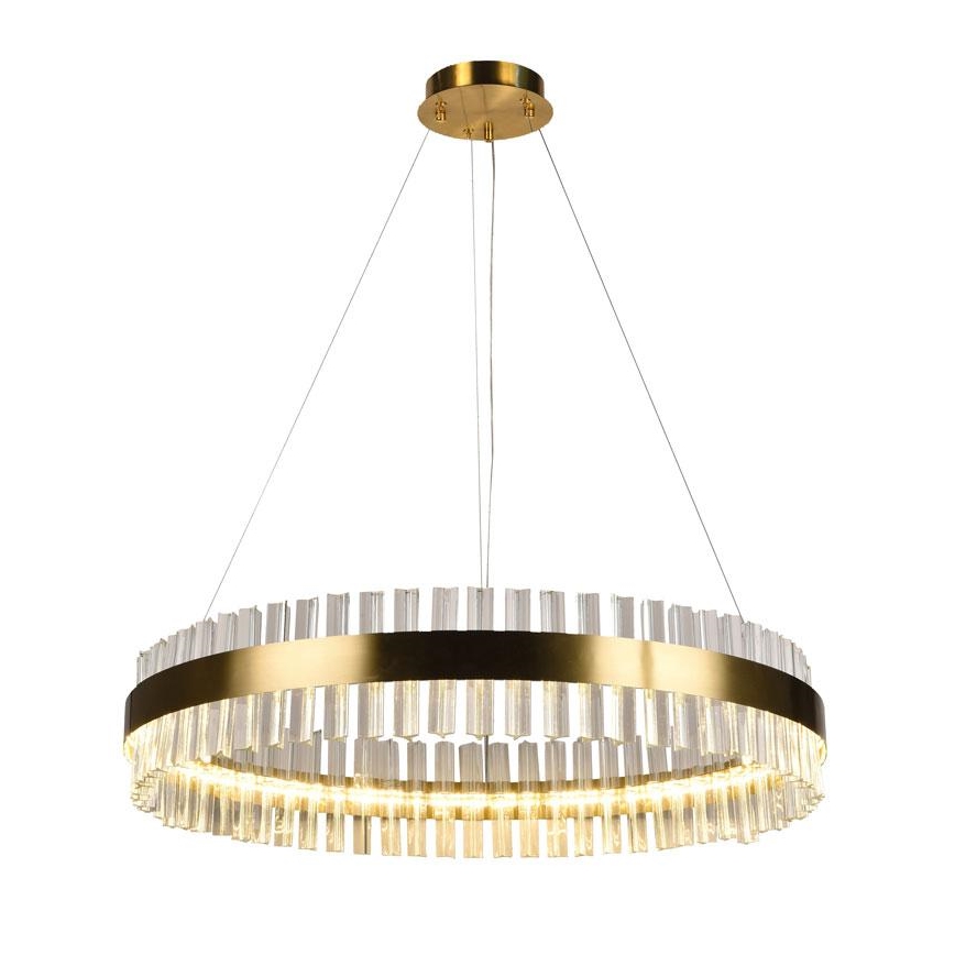 Lampadario di cristallo a LED dimmerabile su una stringa LED/55W/230V + telecomando