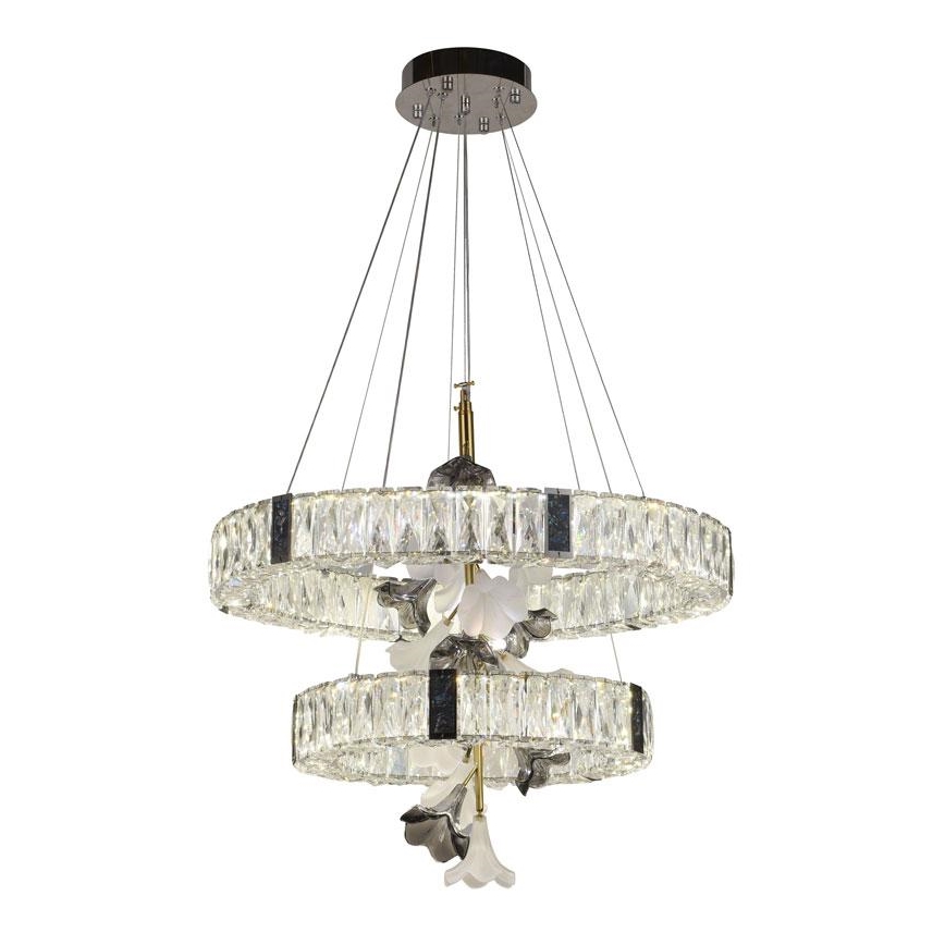 Lampadario di cristallo a LED dimmerabile su una stringa LED/70W/230V + telecomando